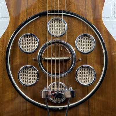 1970's Orpheum Resonator Acoustic Guitar - Del Vecchio Dinamico Replica image 4