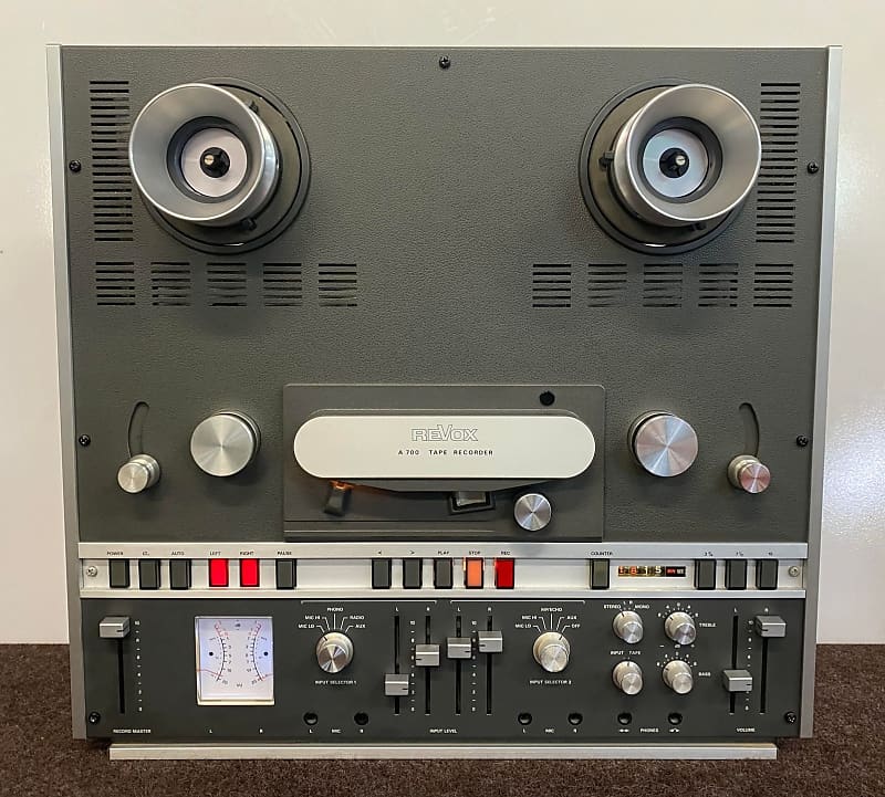Vintage Revox A700 Reel-To-Reel Tape Recorder Player. Pro Serviced!