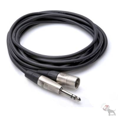 Hosa Technology HSX-020 Pro Balanced Interconnect Cable 1/4 in TRS to XLR3M, 20 ft image 1