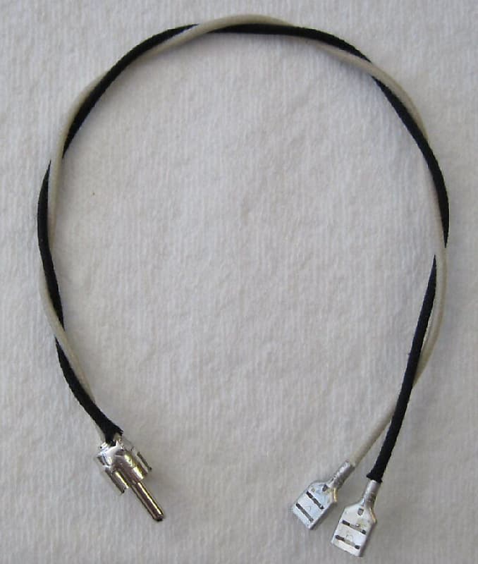 Vintage Fender Style RCA Speaker Cable with Slipon Reverb