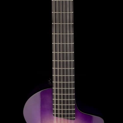 Veillette Aero 12-String Baritone 1/1 Custom Color UltraViolet Purpleburst W/Case image 11