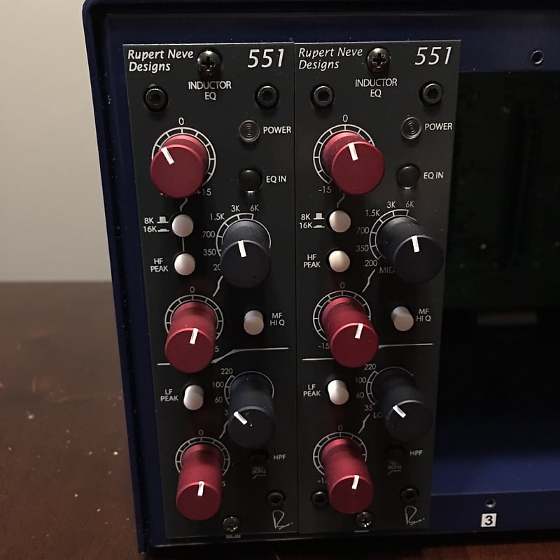 Rupert Neve Designs 551 500 Series Inductor EQ Pair | Reverb