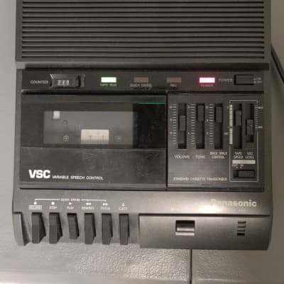 Panasonic RR-830 Variable Speech Control Standard Cassette Transcribe top