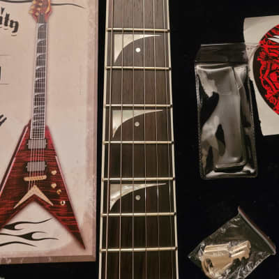 Dean VMNT DCR Dave Mustaine Limited Edition 2014 - Red Flame | Reverb