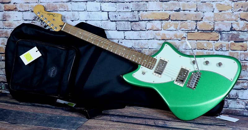 Fender Player Plus Meteora HH w/Fender Deluxe Gig Bag 2022 Model in Cosmic Jade image 1
