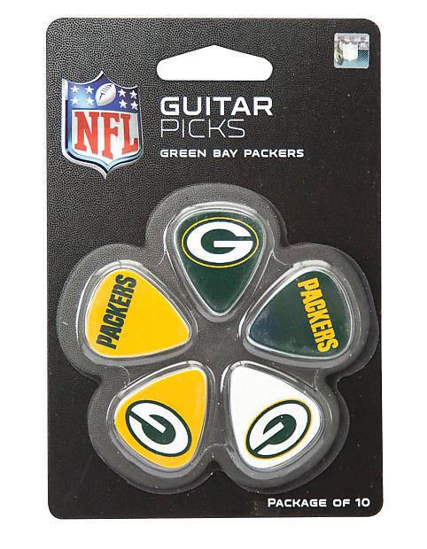 Woodrow Green Bay Packers Guitar Picks (10) image 1