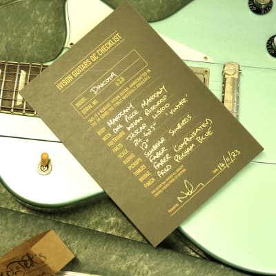 Ivison Guitars Dakota Standard 2023 - Heavy Aged Pelham Blue image 11