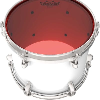 Emperor Colortone batter drumhead, red, 14" image 3