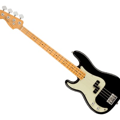 Fender American Professional II Precision Bass LH - Black w/ Maple FB image 1