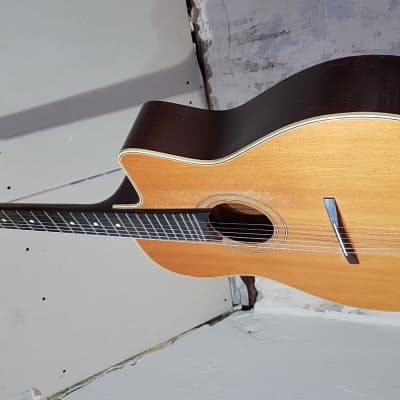 Vintage 1950 Couesnon Gypsy Jazz Manouche Natural France Mirecourt Selmer Maccaferri French image 12