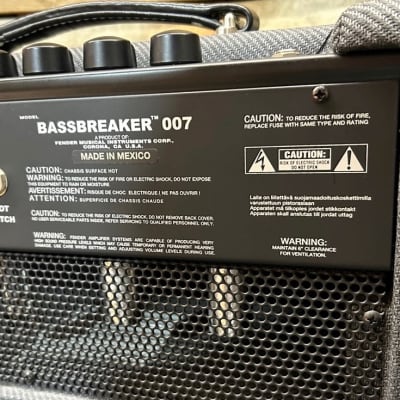 Fender Bassbreaker 007 Head - 2016 image 8