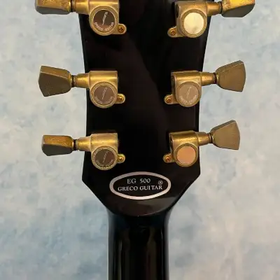 Greco EG-500 1977 Black Les Paul Custom Made in Japan
