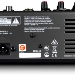 Allen & Heath ZEDi-10 10-channel Mixer with USB Audio Interface image 2