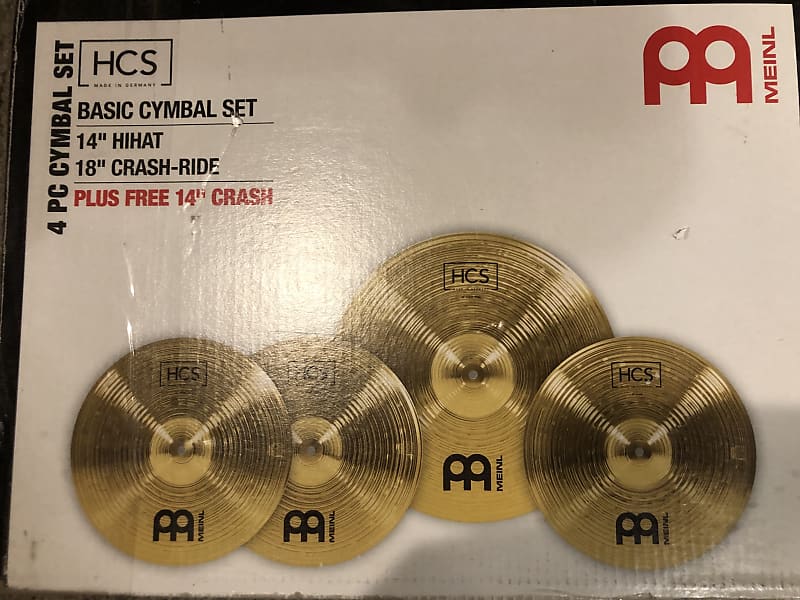 Meinl HCS Basic Cymbal Set Reverb