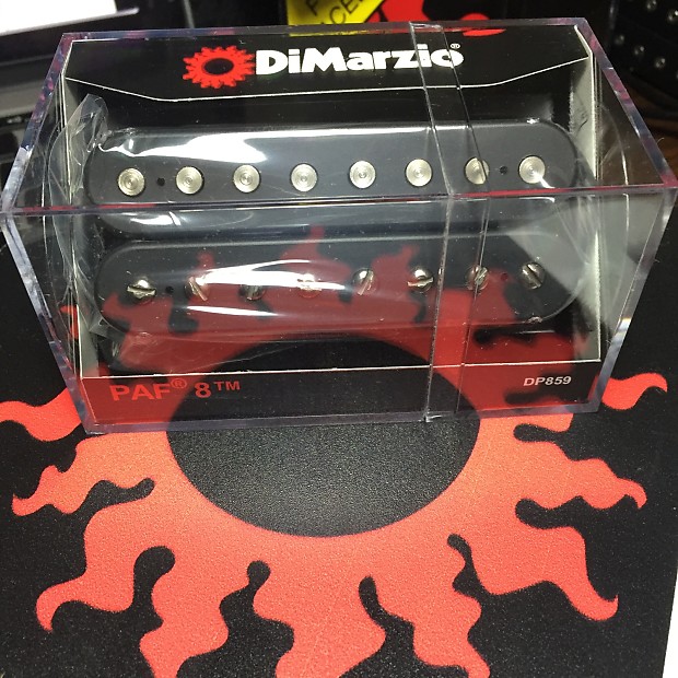 DiMarzio PAF 8 String DP859 Black | Reverb