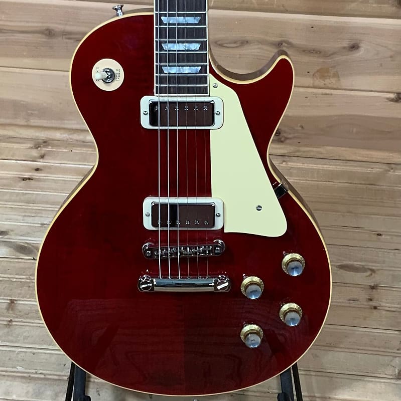 Gibson Custom Shop 76 Les Paul Deluxe Wine Red | Reverb