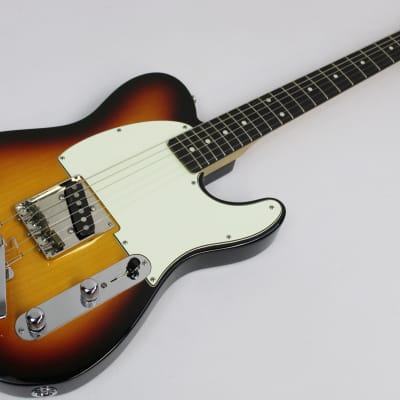 Partcaster Esquire-Style Electric Guitar, Hipshot B Bender, 3-Color Sunburst image 2