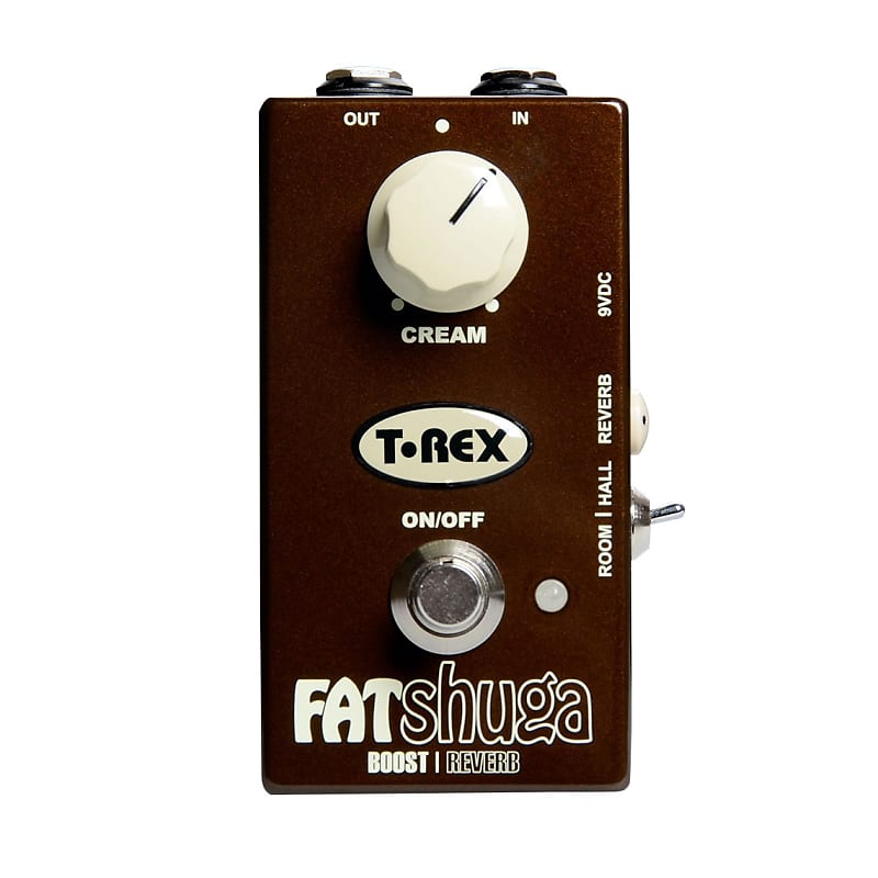 T-Rex Fat Shuga Boost and Reverb Effects Pedal