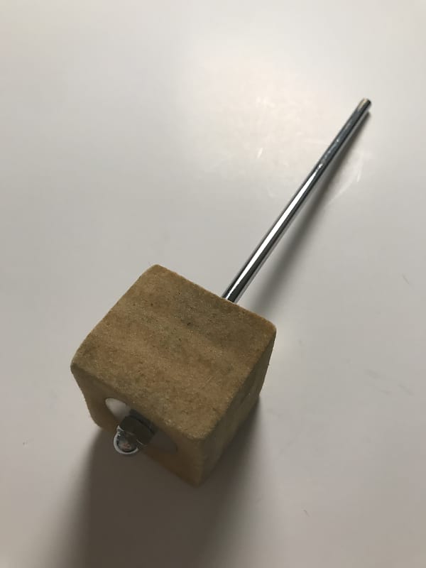 Vintage Square Bass Drum Beater Used Felt Reverb
