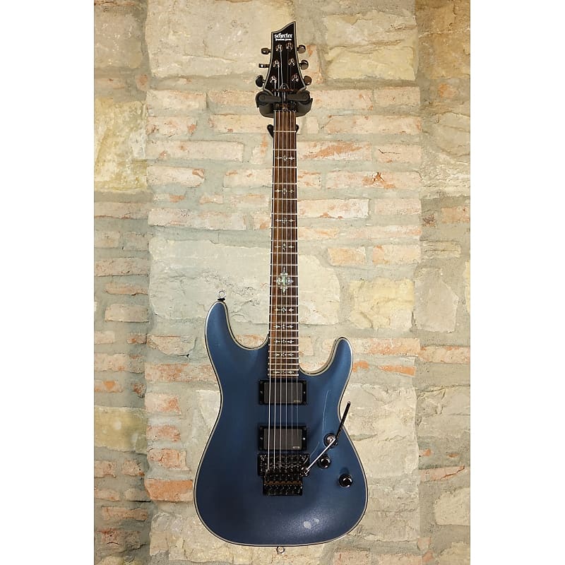 SCHECTER Damien Elite FR - EMG pickups - Placid Blue Metallic