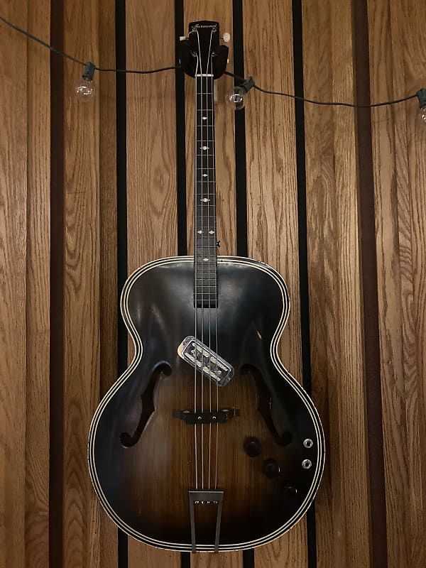 Harmony Tenor Guitar Bass Conversion 1960’s Sunburst image 1