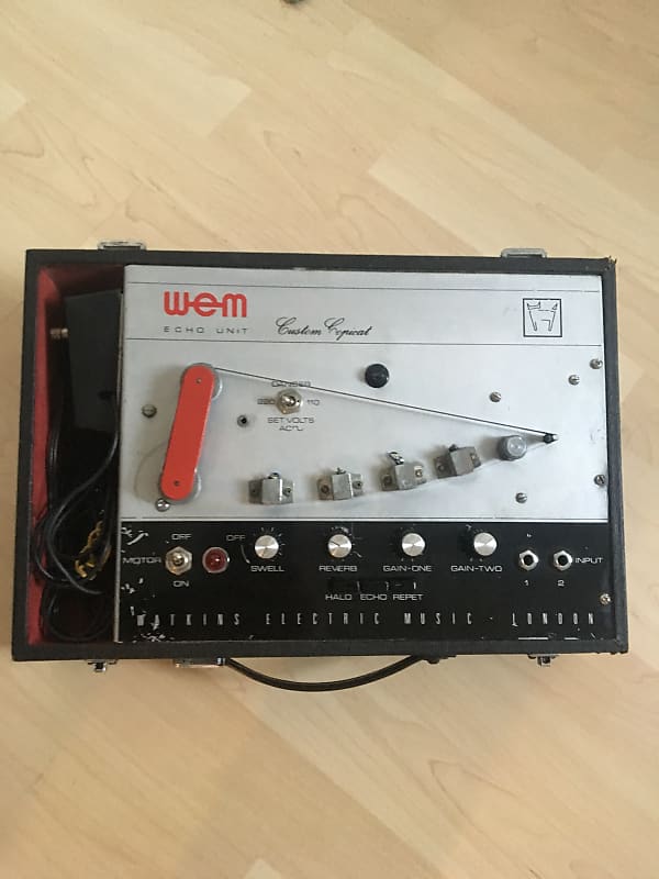 Vintage WEM Watkins Custom Copicat Valve Tube Tape Echo Delay As-Is 60s