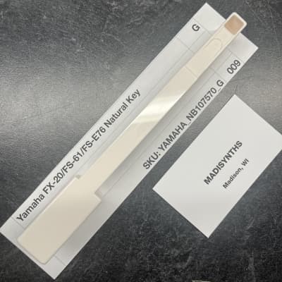 ORIGINAL Yamaha/Korg Replacement G Key (NB107570) for Yamaha DX7/DX5/DX9, SY77/SY85/SY99, Korg M1, Wavestation, Z1, etc