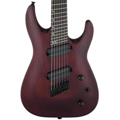 Jackson X Series Dinky Arch Top DKAF7 Multiscale 7-String Electric Guitar (Stained Mahogany, Laurel Fretboard)(New) for sale