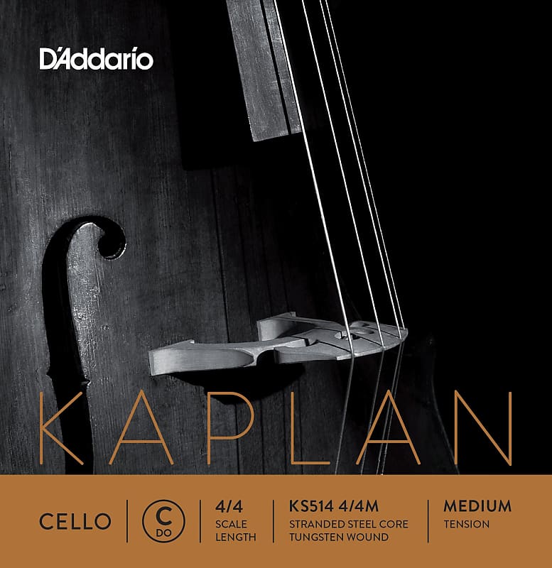 D'Addario Kaplan Cello Single C String, 4/4 Scale, Medium Tension image 1