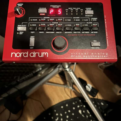Nord Drum 4-Channel Virtual Analog Drum Synthesizer 2012 - 2013 - Red image 3