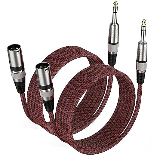 1/4 inch TRS Male to XLR Male Balanced Mic/Audio Cable — AMERICAN
