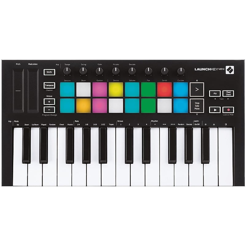 Novation LaunchKey Mini Mk3 USB & iOS Controller 25-Key image 1
