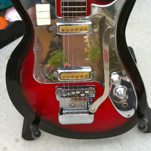 RARE VINTAGE 60'S APOLLO GUITAR W/DELUXE CHROME PICK GUARD RARE VINTAGE 60'S APOLLO GUITAR W/DELUXE CHROME PICK GUARD