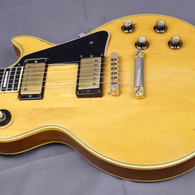 RARE Vintage 1976 Gibson Les Paul Custom Natural +OHSC LP 1970s image 13