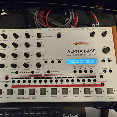 JoMox Alpha Base Analog Drum Synthesizer 2017 - Present - White / Natural image 1