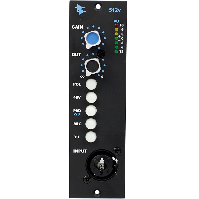 API 512v Discrete Microphone / Line Preamp with Variable Output image 1