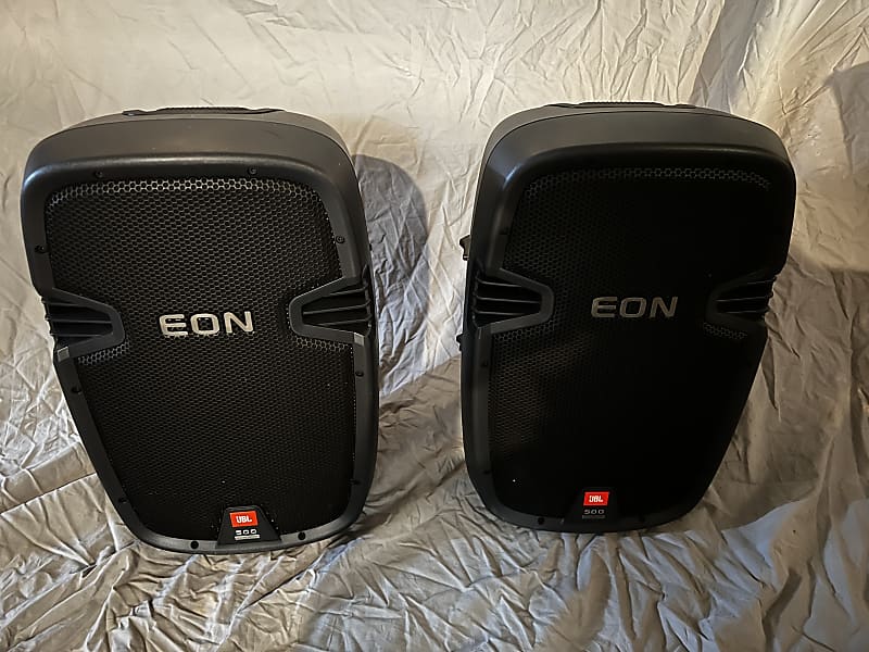 2 x JBL EON 510 Powered Speakers 500 Watts | Reverb