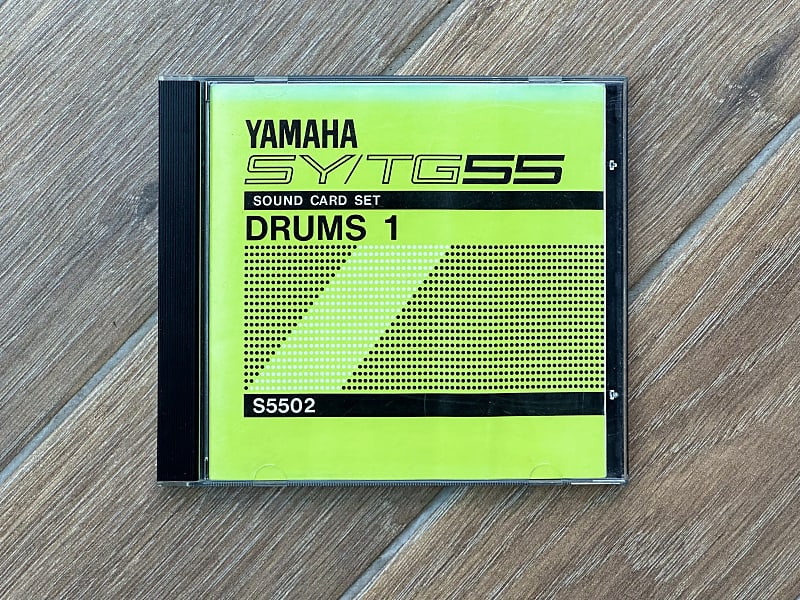 Yamaha SY/TG55 Sound Card Set - DRUMS 1 - S5502 1990