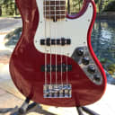 Fender American Deluxe Jazz Bass V Crimson Red Transparent 1998