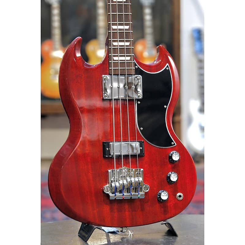2022 Gibson SG Standard Bass heritage cherry image 1