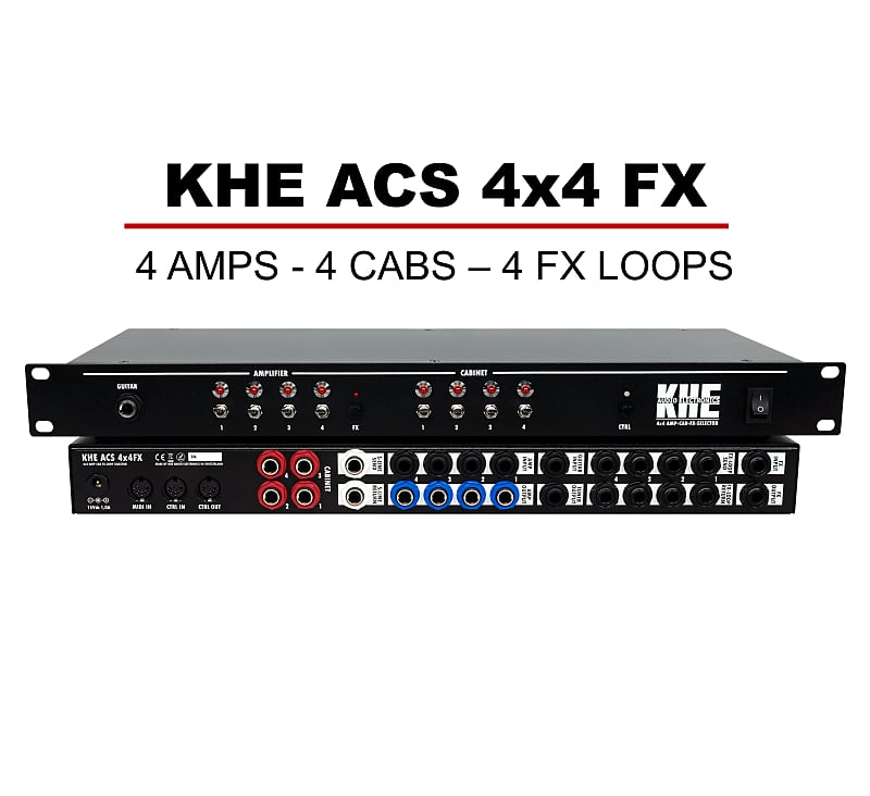 ギター KHE ASX 8 8x Amplifier Switcher ASX 8 - Amplifier Switcher — KHE Audio | Amp Cab Switchers