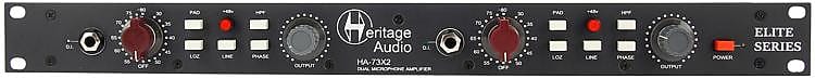 Heritage Audio HA73X2 ELITE 2-channel Microphone Preamp image 1