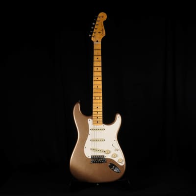 Fender Custom Shop Limited Edition '50s Stratocaster Journeyman Relic - Aged Firemist Gold With Case image 3