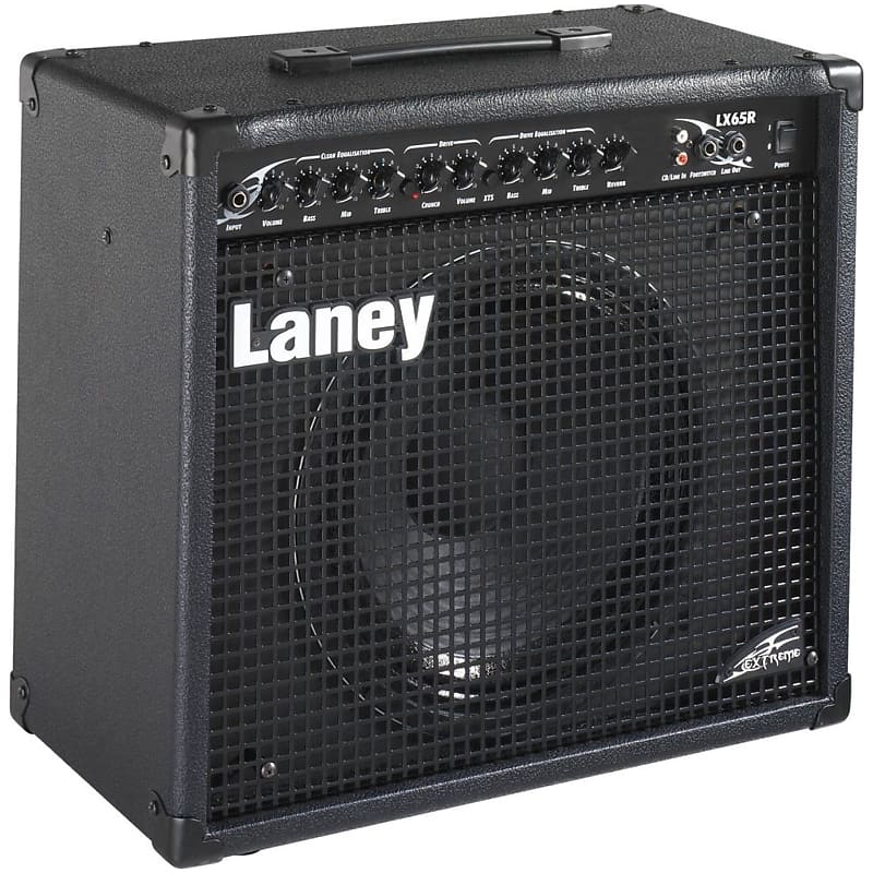 Laney LX65R Guitar Combo Amplifier (65 Watts, 1x12"), Black image 1