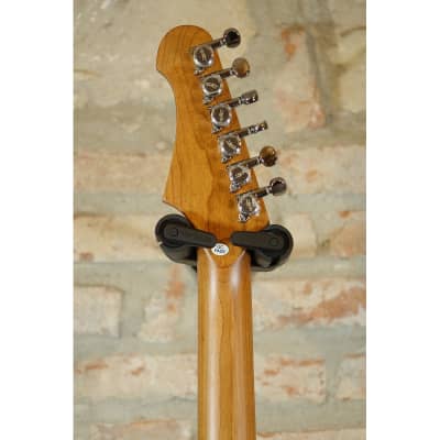 JET GUITARS JS450 TBK - Stratocaster HSS Roasted Maple Neck - Flame Top Transparent Black image 16