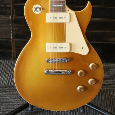 Harley Benton SC450 P90 GT Gold Top Electric Guitar image 2