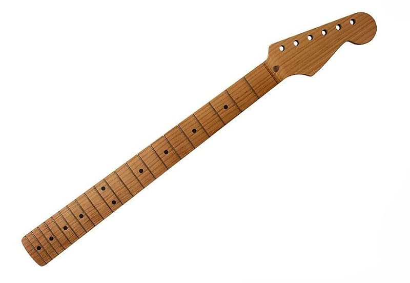 NEW Fender Lic Allparts Stratocaster NECK Strat Quartersawn Roasted Maple SMOCRQ image 1