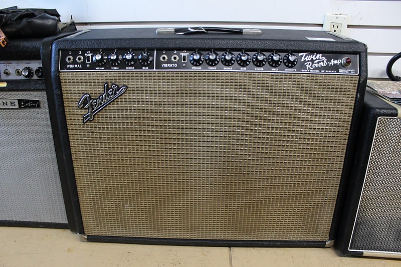 Fender 1967 Vintage Twin Reverb Amp w/Cover image 1
