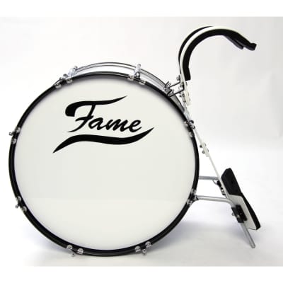 Fame Marching BassDrum 22"x12", incl. Carrier - Marching bass drum image 2