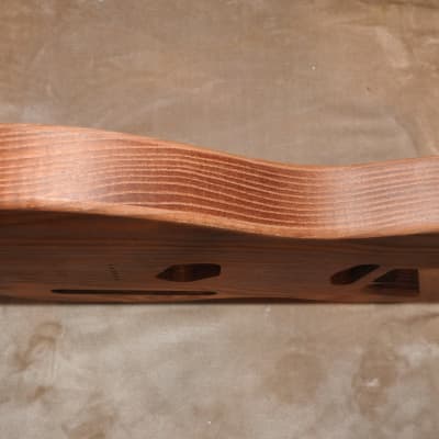 Unfinished Tele Project 2pc Roasted Ash Body Roasted Maple Neck With Rosewood Fretboard! image 9